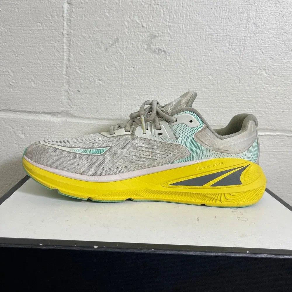 Altra Paradigm 6 AL0A5471270 Gray Yellow‎ Trail Running Shoes Sneaker Mens 11.5M